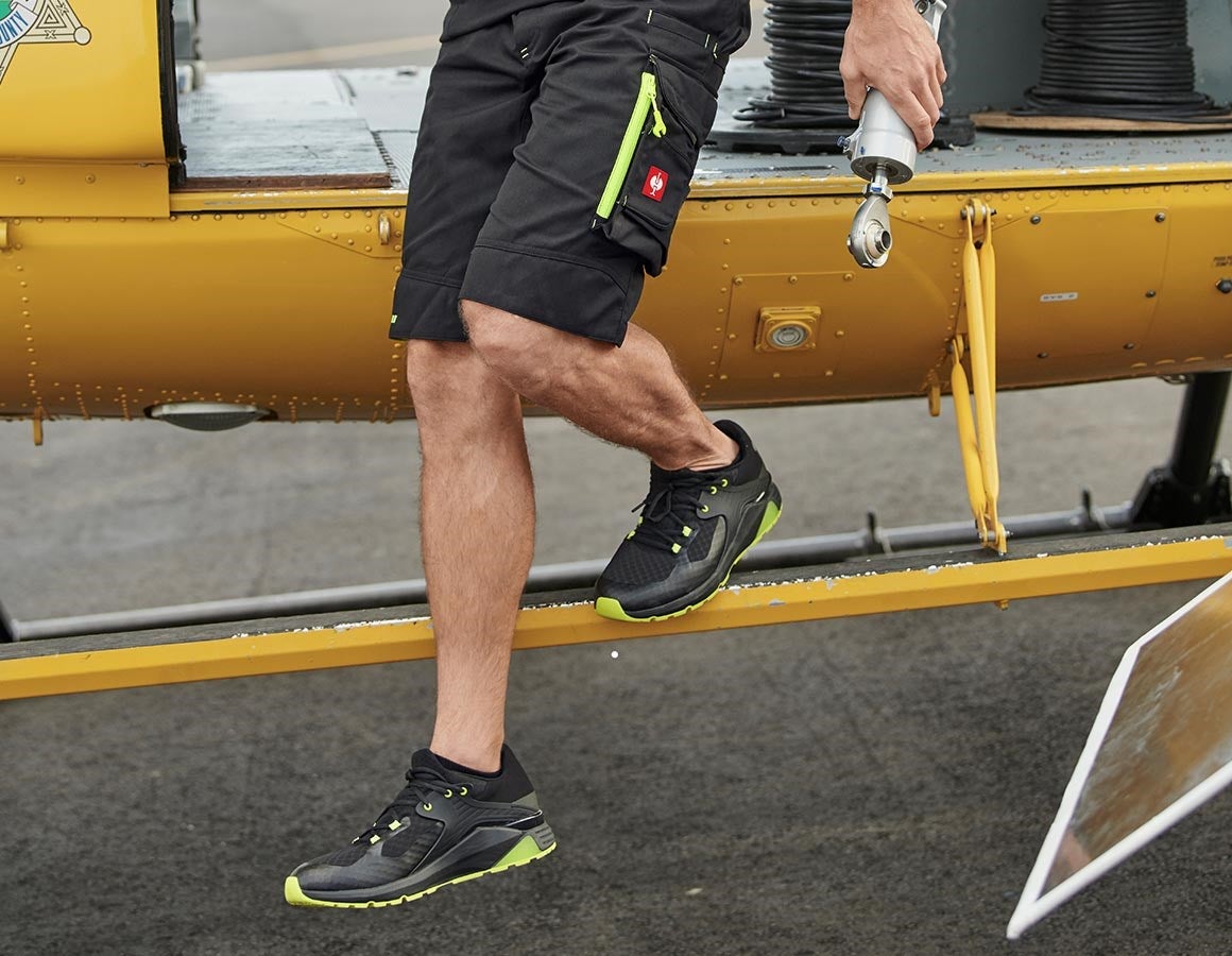Additional image 1 e.s. O1 Work shoes Pietas oxidblack/high-vis yellow