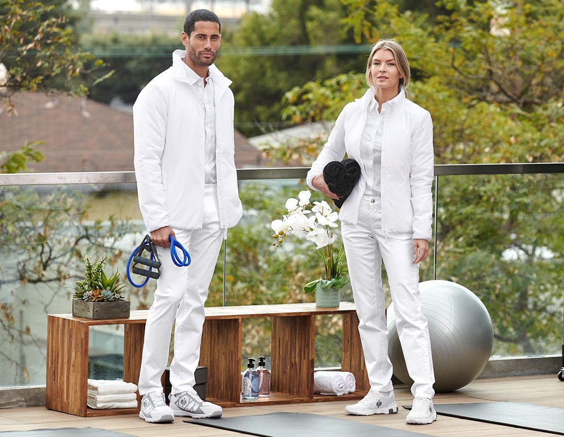 Additional image 1 e.s. Padded jacket CI, ladies' white