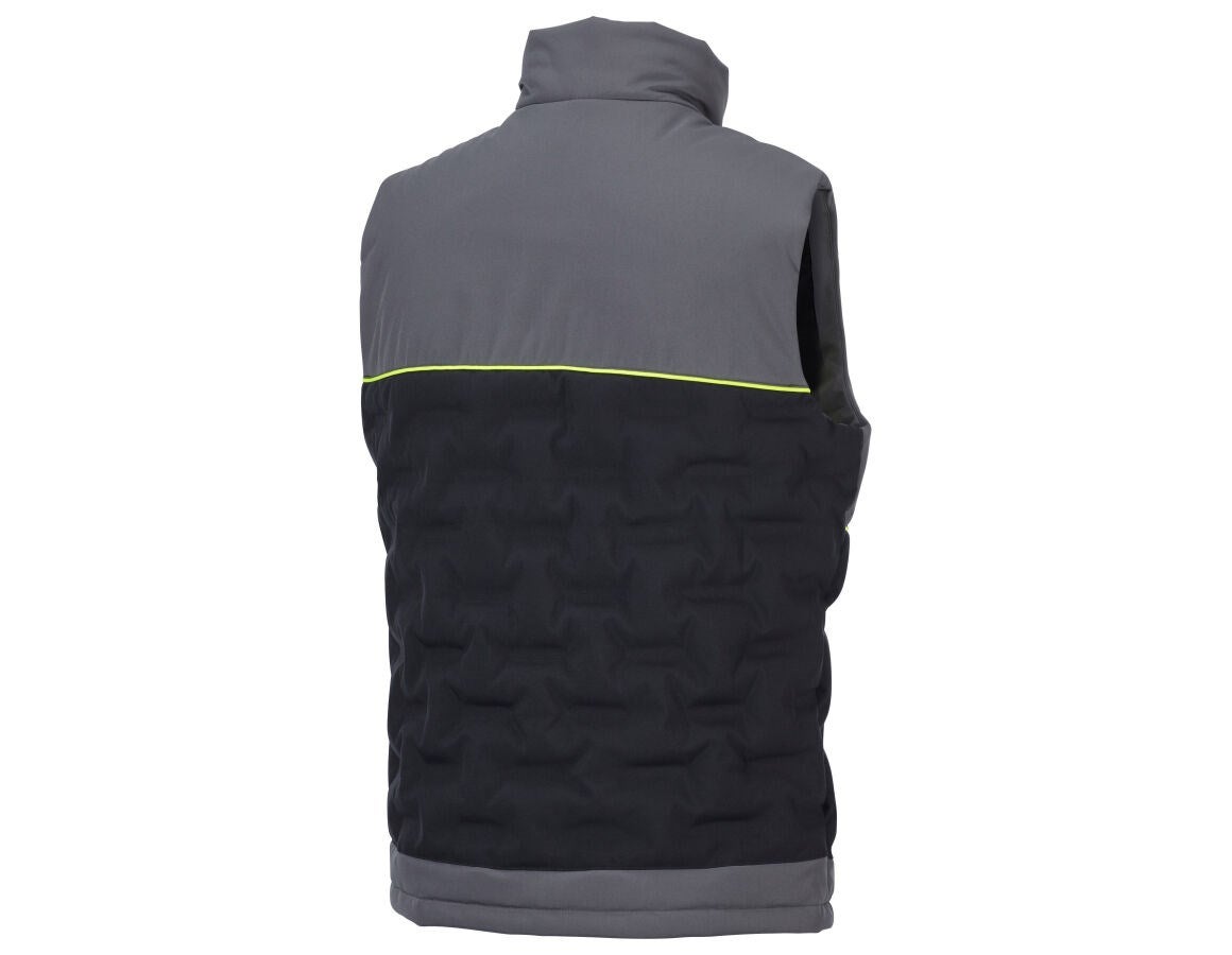 Secondary image e.s. Padded bodywarmer anthracite/black/high-vis orange/high-vis yellow