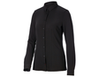 Primary image e.s. Piqué-Business Blouse black