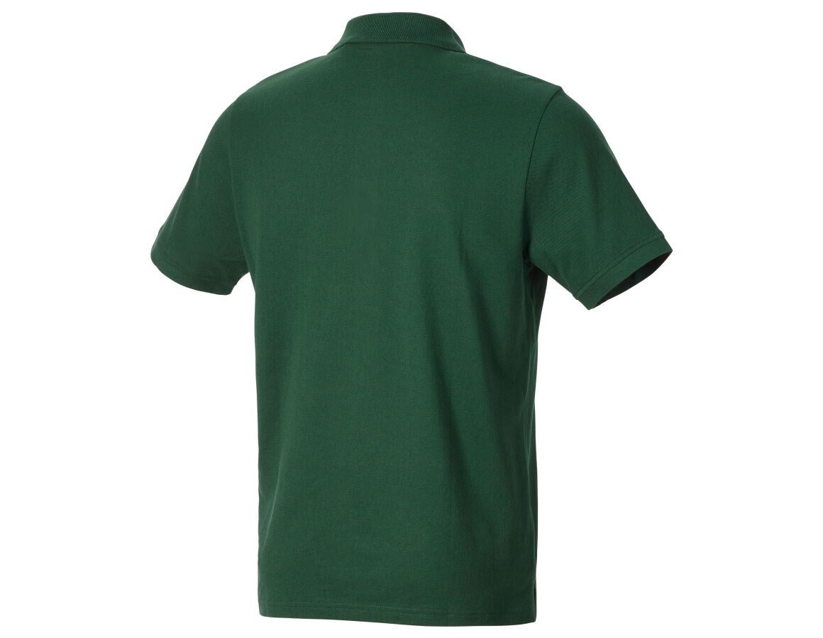 Secondary image e.s. Piqué-Polo cotton light green