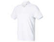 Primary image e.s. Piqué-Polo cotton light white