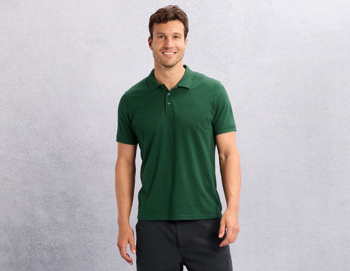 Main action image e.s. Piqué-Polo cotton light green