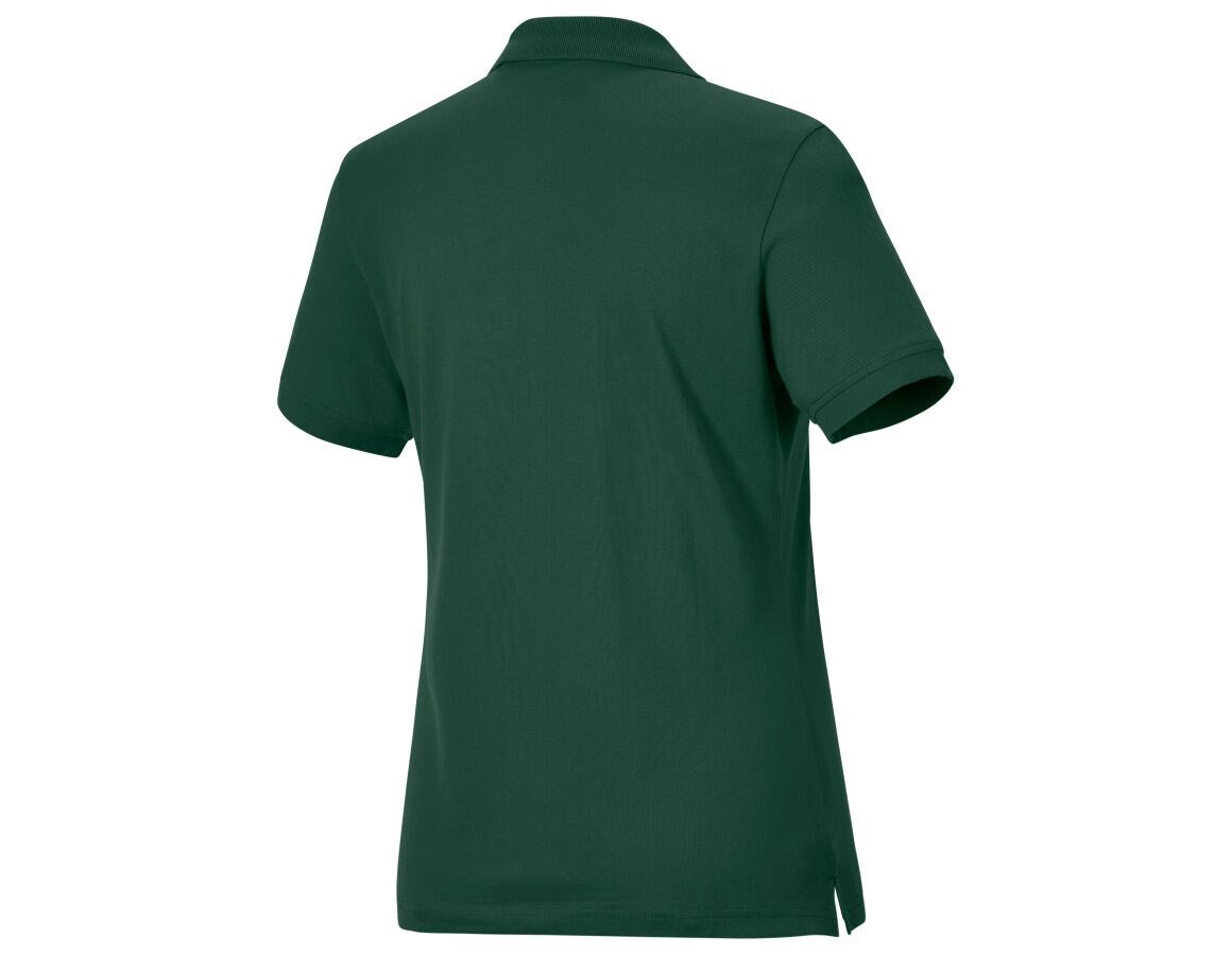 Secondary image e.s. Piqué-Polo cotton light, ladies' green