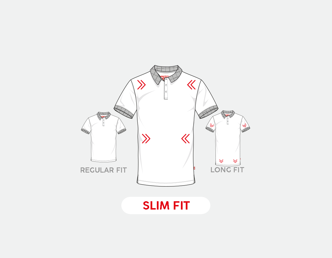 Additional image 1 e.s. Pique-Polo cotton stretch, slim fit white