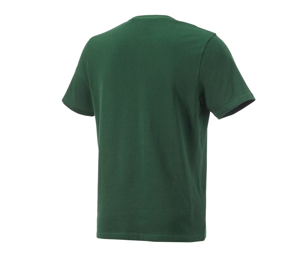 Secondary image e.s. Piqué-T-shirt cotton light green