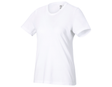 Primary image e.s. Piqué-T-shirt cotton light, ladies' white