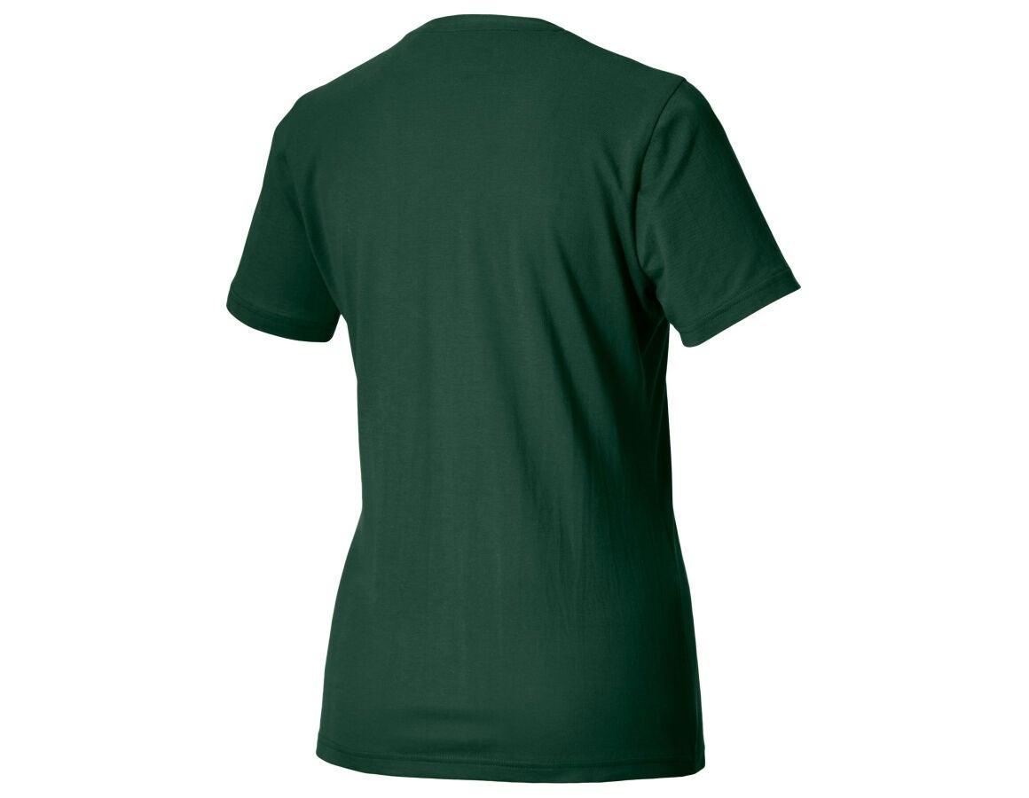 Secondary image e.s. Piqué-T-shirt cotton light, ladies' green