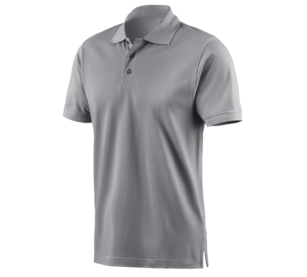 Primary image e.s. Polo shirt cotton platinum