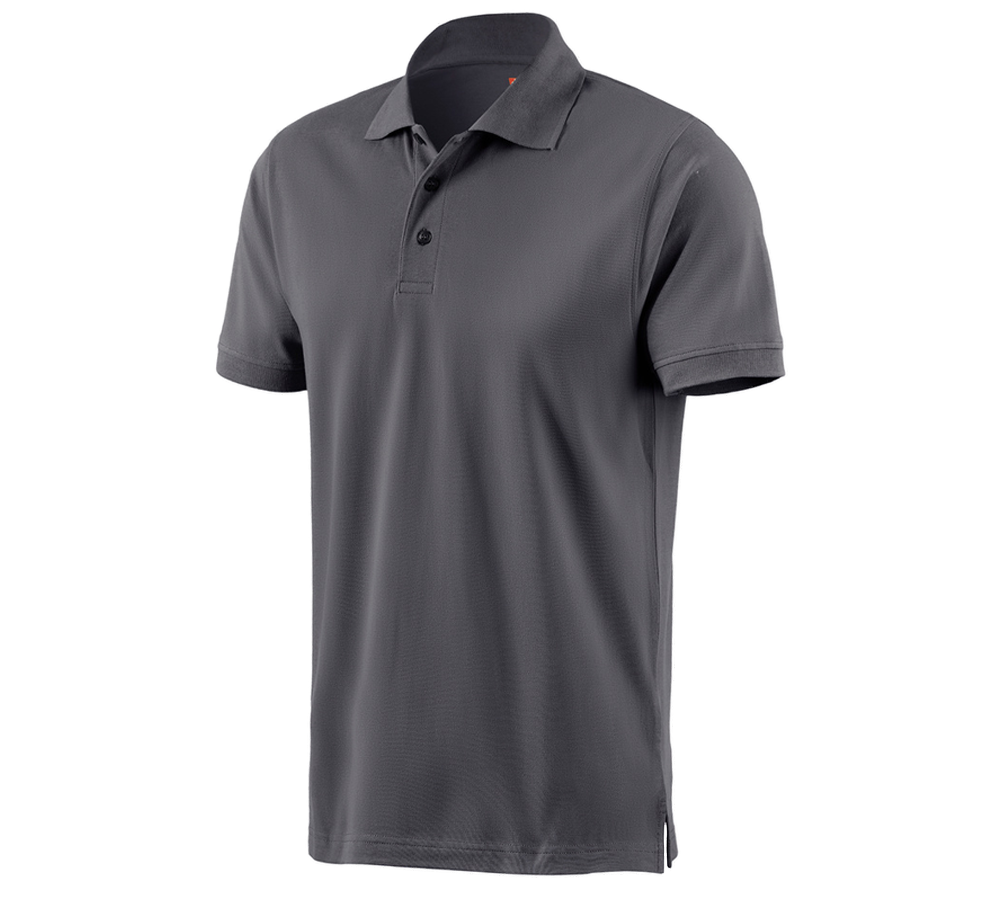 Primary image e.s. Polo shirt cotton anthracite