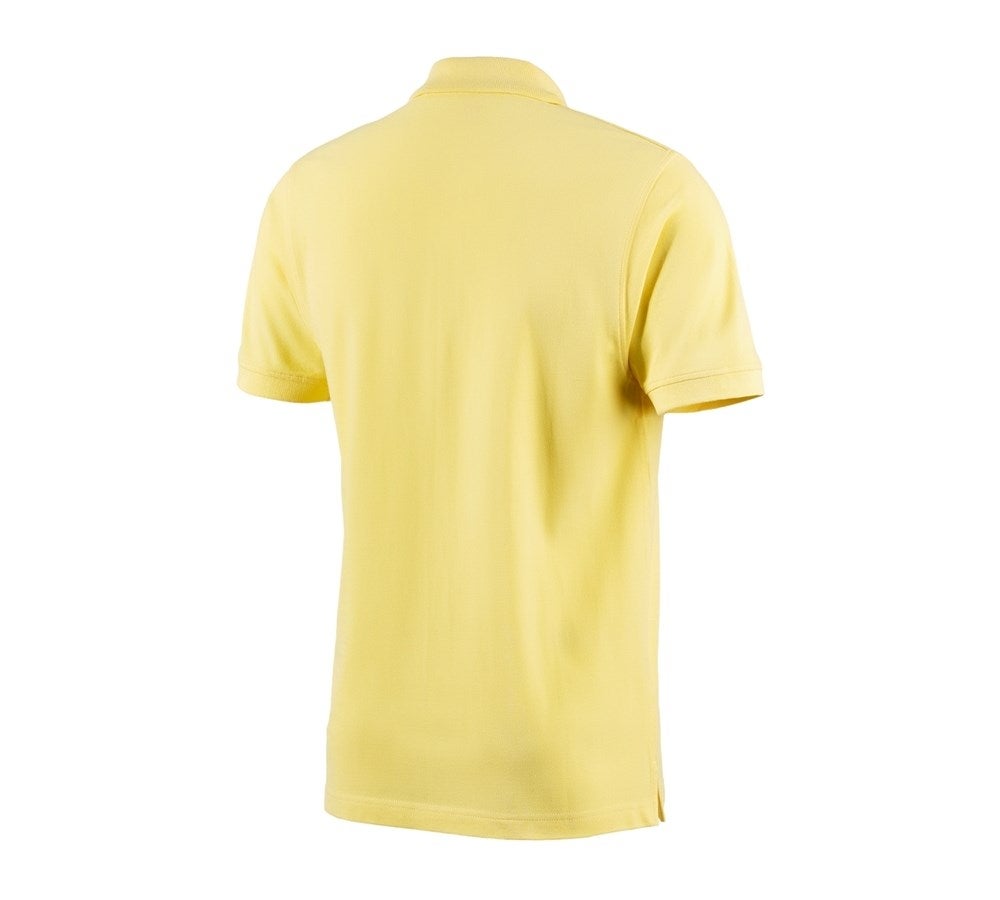 Secondary image e.s. Polo shirt cotton lemon