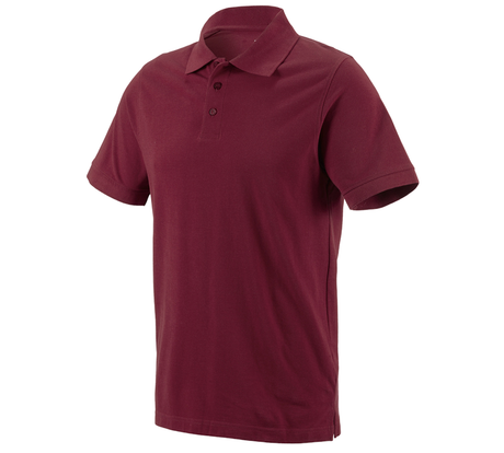 Primary image e.s. Polo shirt cotton bordeaux