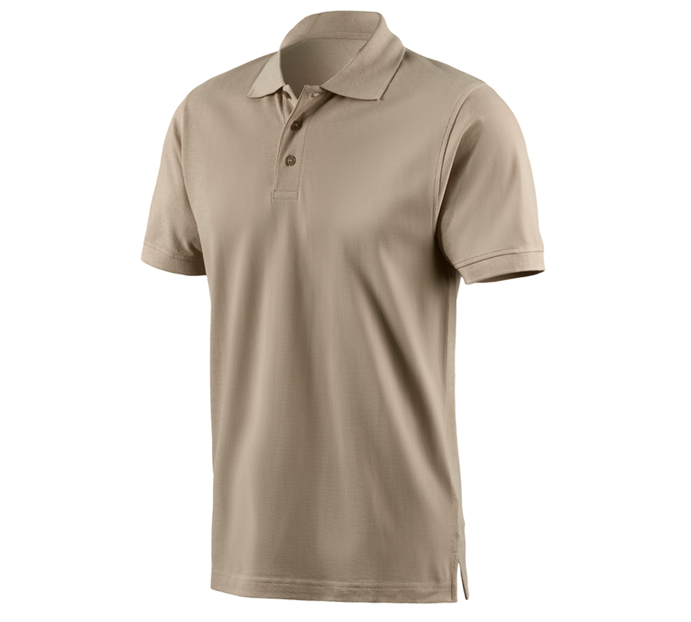 Primary image e.s. Polo shirt cotton clay