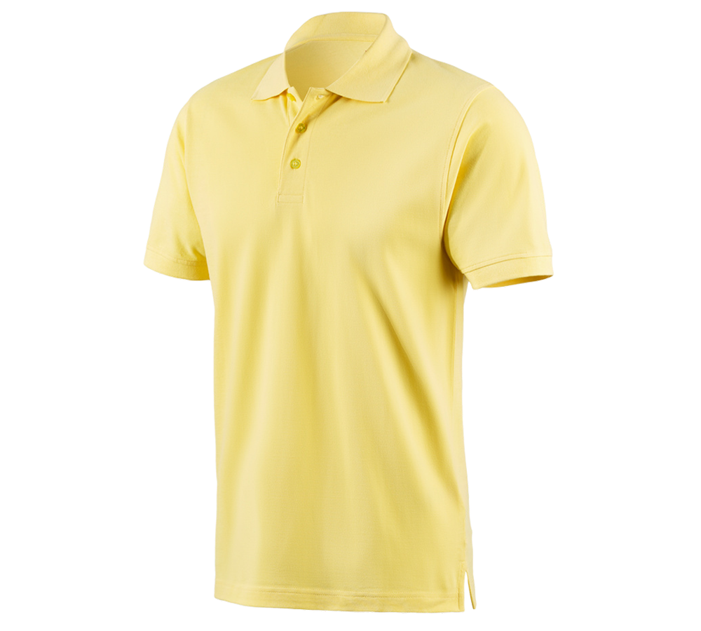 Primary image e.s. Polo shirt cotton lemon