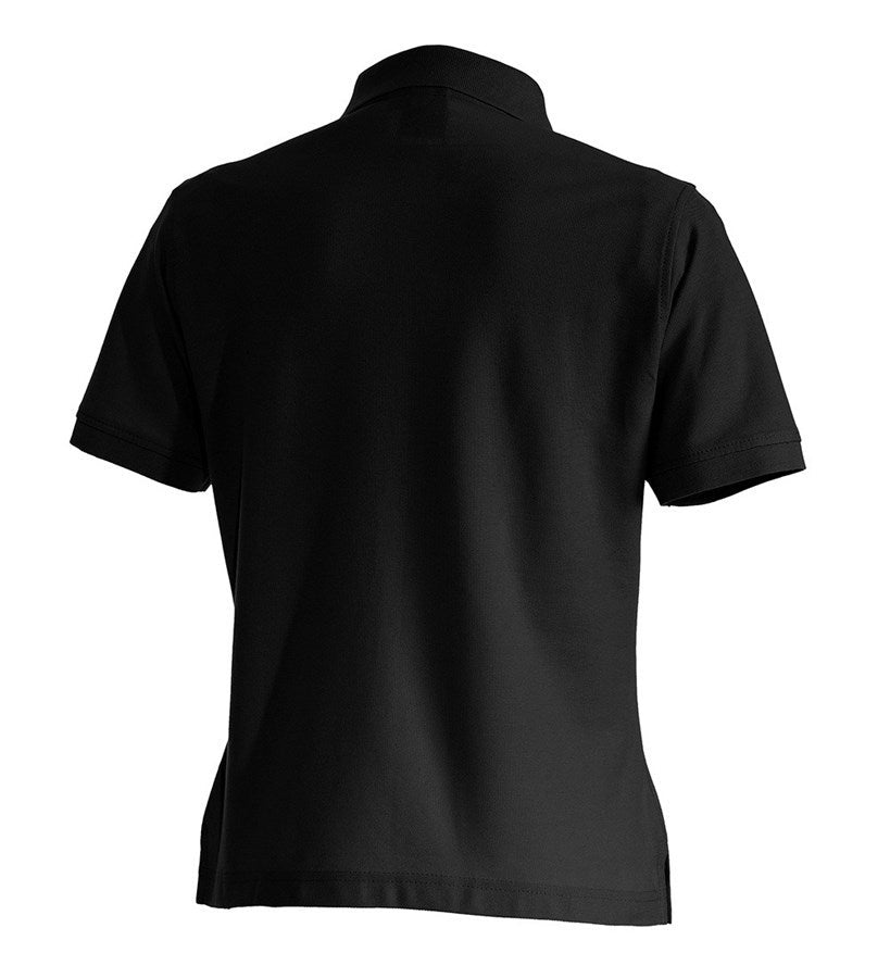 Secondary image e.s. Polo shirt cotton, ladies' black