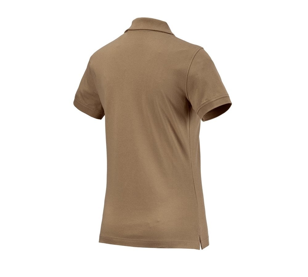 Secondary image e.s. Polo shirt cotton, ladies' khaki