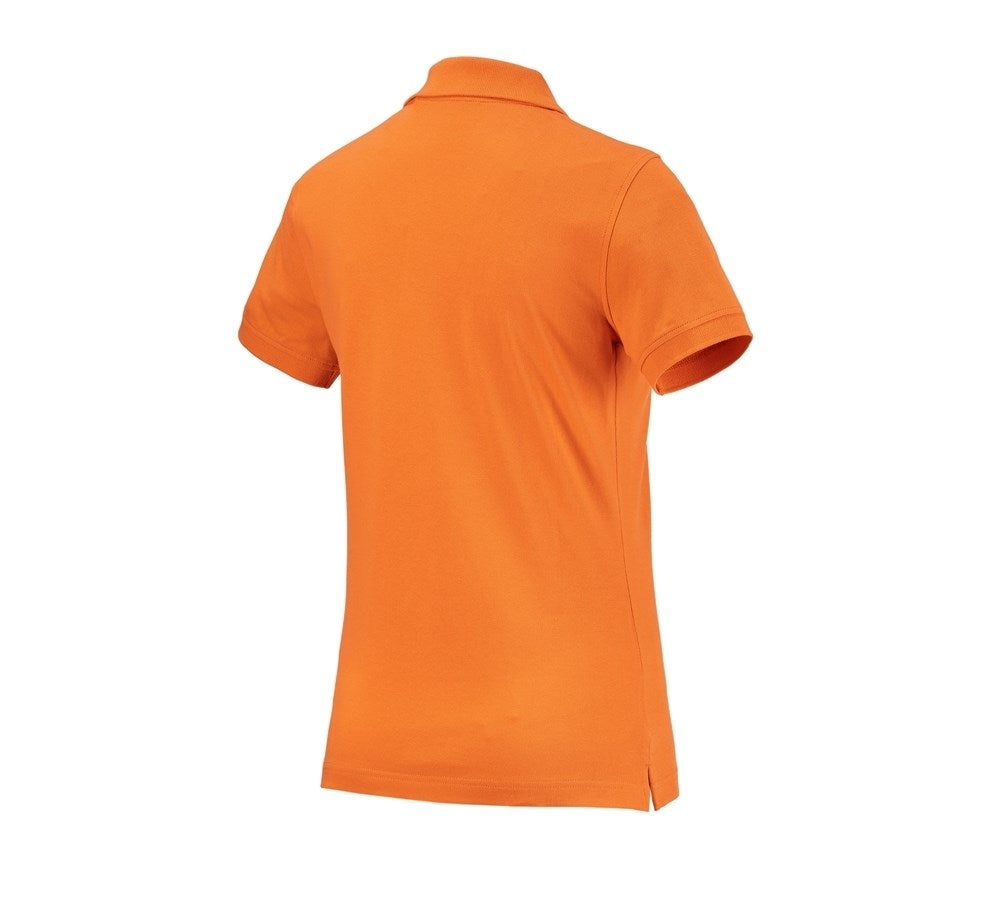 Secondary image e.s. Polo shirt cotton, ladies' orange