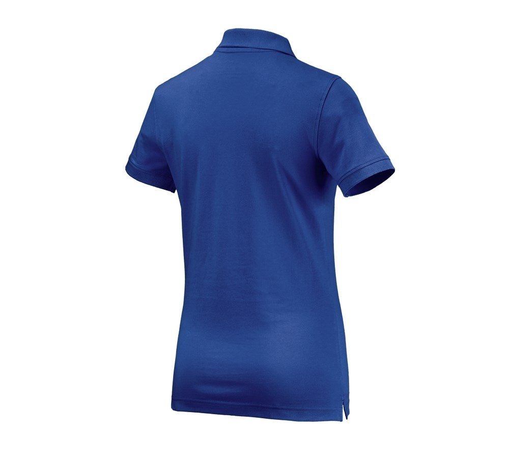 Secondary image e.s. Polo shirt cotton, ladies' royal