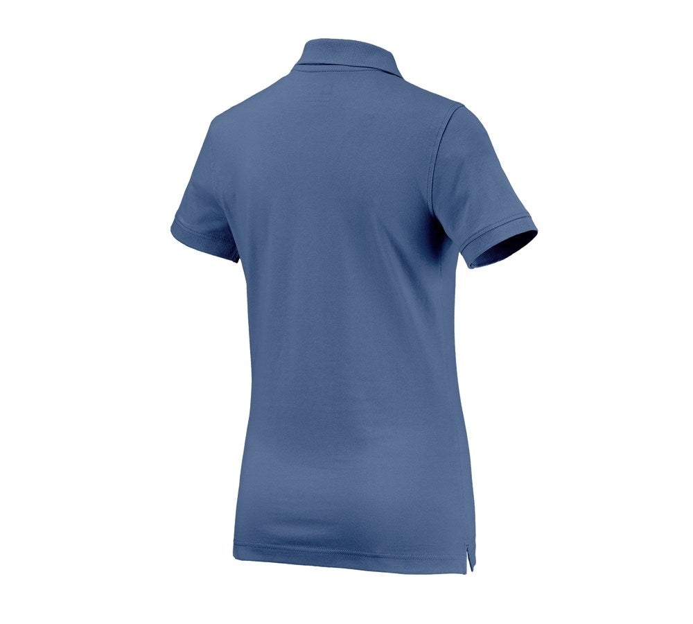 Secondary image e.s. Polo shirt cotton, ladies' cobalt