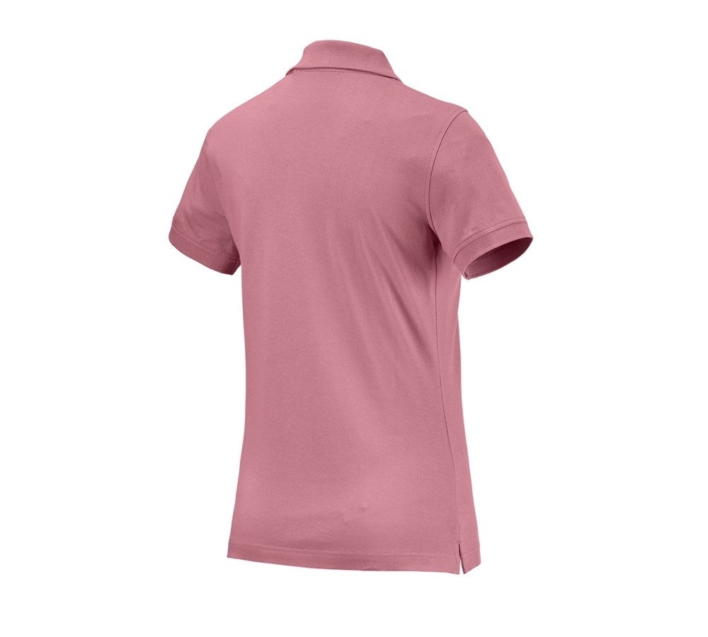 Secondary image e.s. Polo shirt cotton, ladies' antiquepink