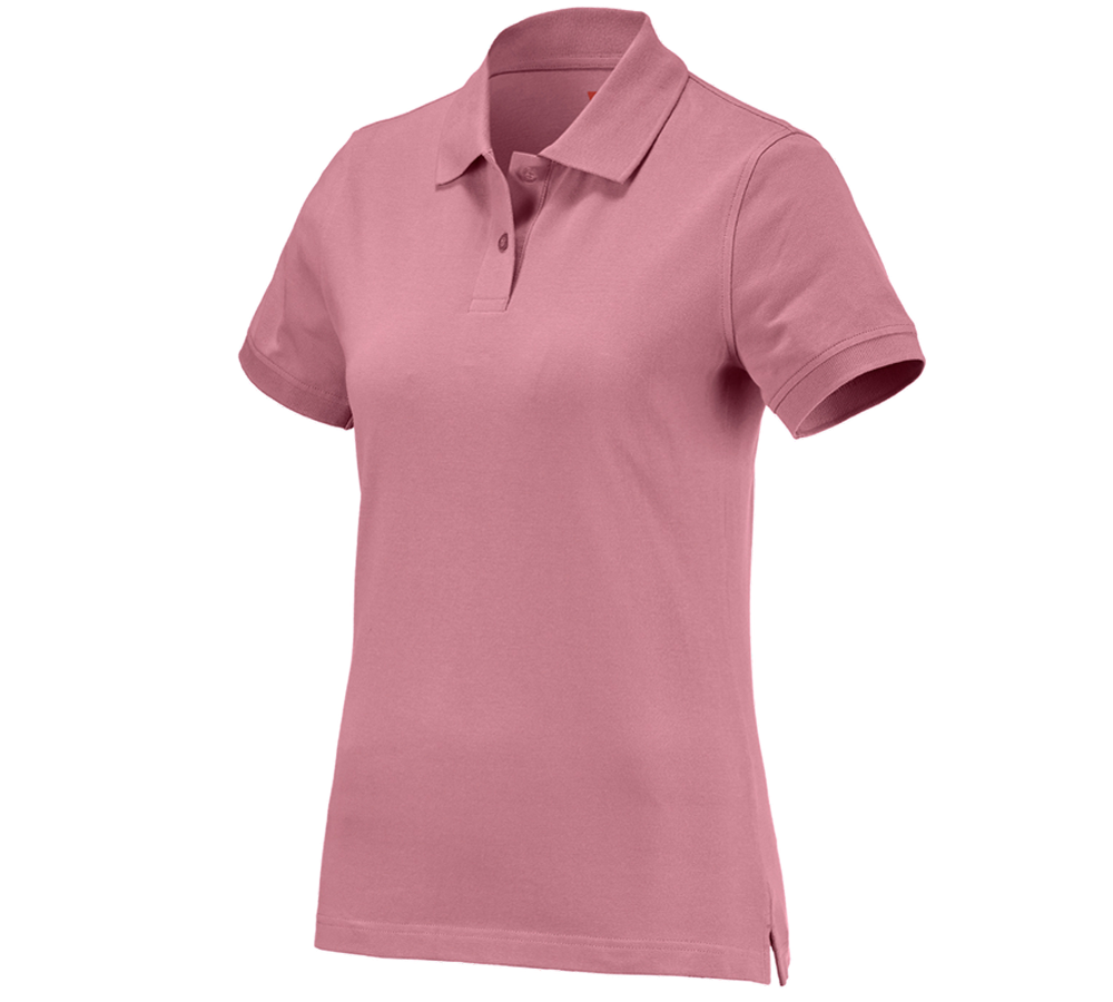 Primary image e.s. Polo shirt cotton, ladies' antiquepink