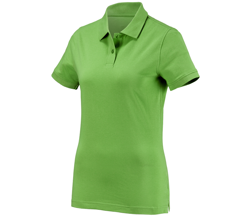 Primary image e.s. Polo shirt cotton, ladies' seagreen