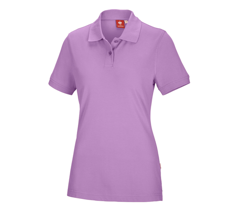 Primary image e.s. Polo shirt cotton, ladies' lavender