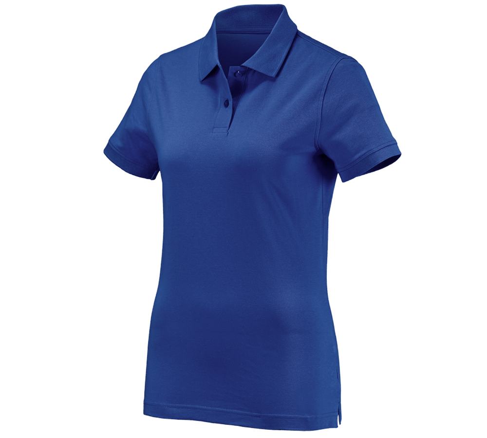 Primary image e.s. Polo shirt cotton, ladies' royal