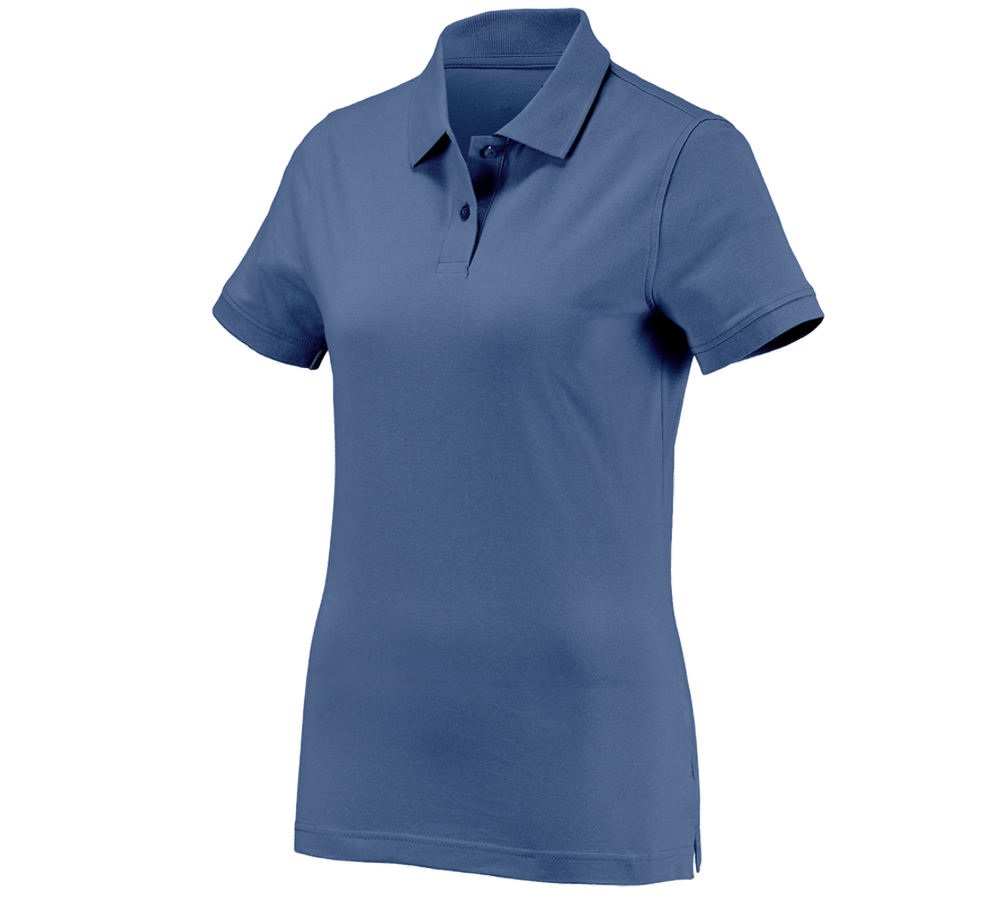 Primary image e.s. Polo shirt cotton, ladies' cobalt