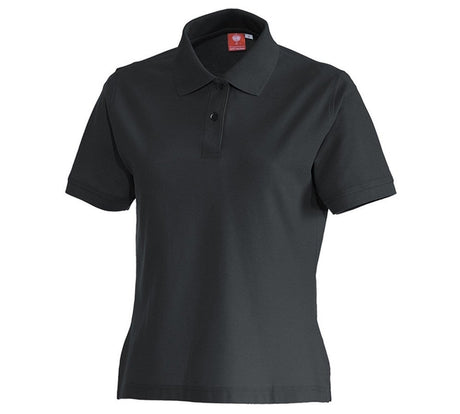 Primary image e.s. Polo shirt cotton, ladies' anthracite