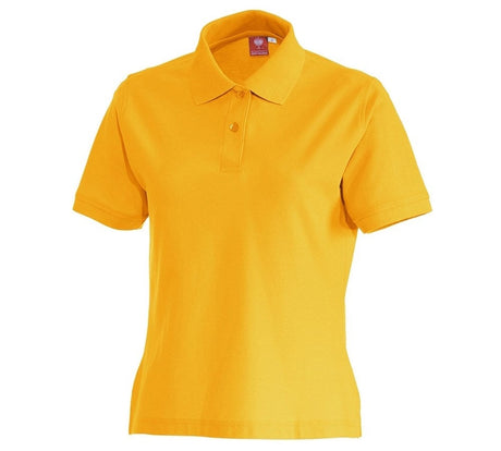 Primary image e.s. Polo shirt cotton, ladies' yellow