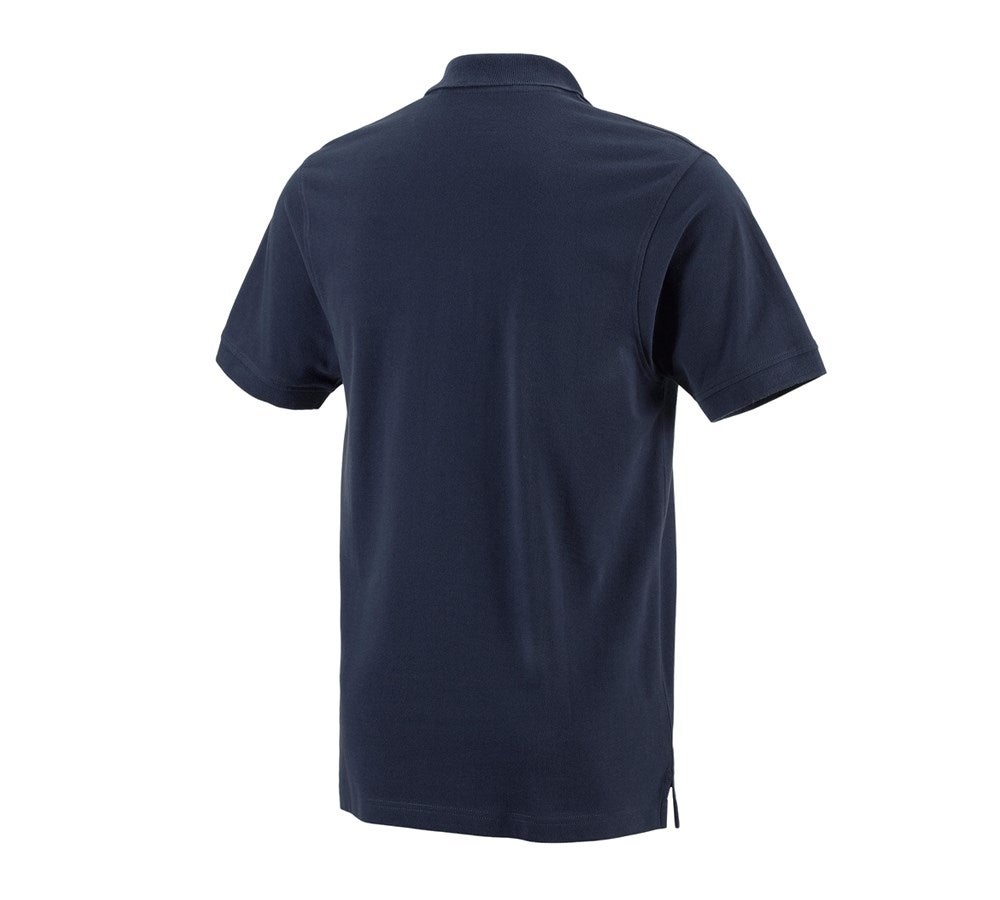 Secondary image e.s. Polo shirt cotton Pocket navy