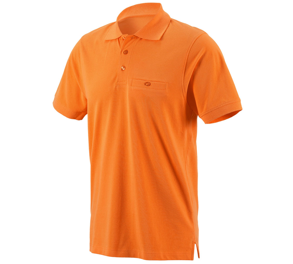 Primary image e.s. Polo shirt cotton Pocket orange