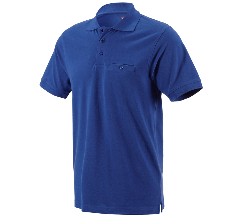 Primary image e.s. Polo shirt cotton Pocket royal