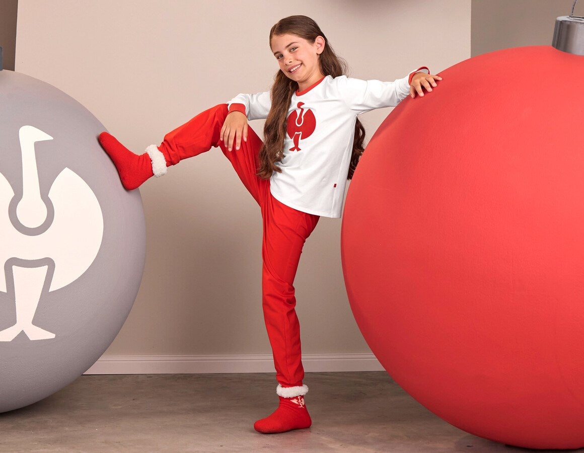 Additional image 1 e.s. Pyjama trousers cotton stretch, children’s straussred