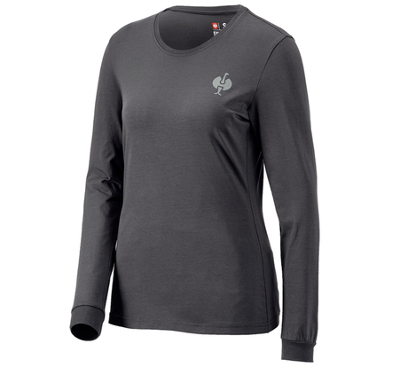 Primary image e.s. Pyjama Longsleeve, ladies' carbongrey