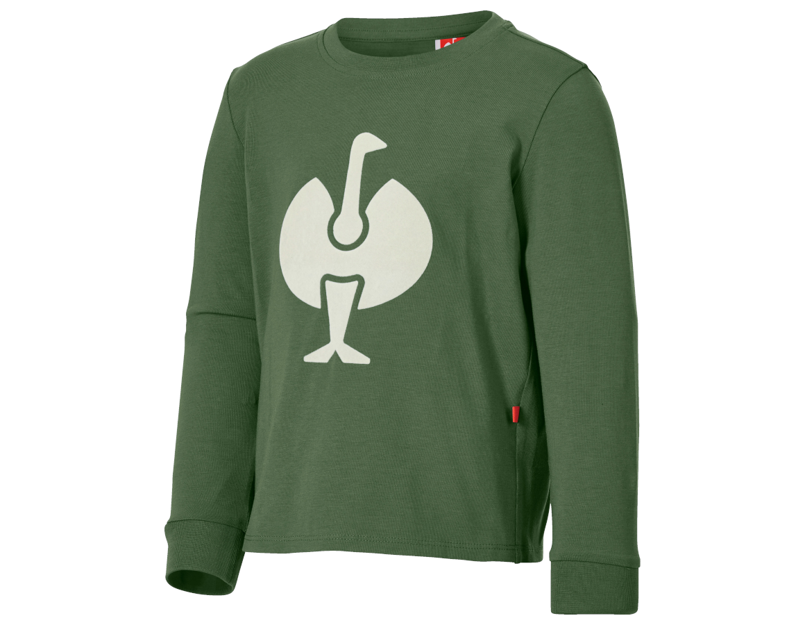 Primary image e.s. Pyjama longsleeve cotton stretch, children’s nordicgreen