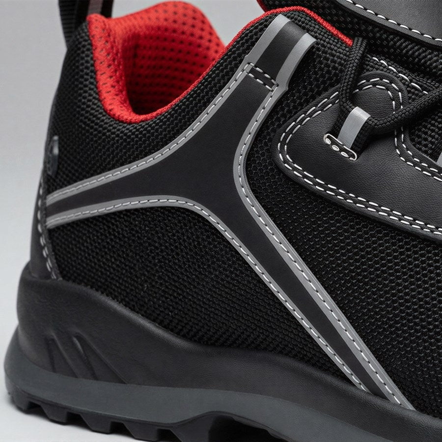 Detailed image e.s. S3 Safety shoes Zahnia low black/red