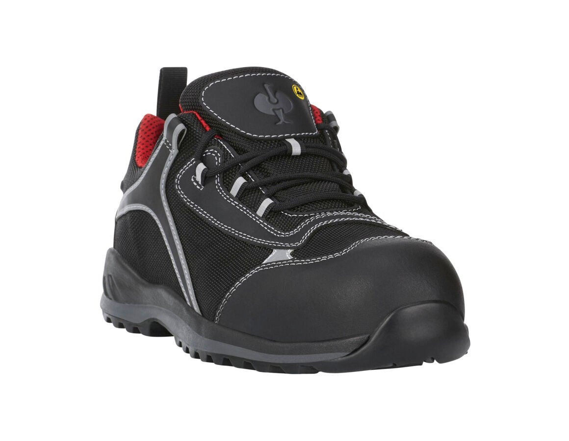 Secondary image e.s. S3 Safety shoes Zahnia low black/red