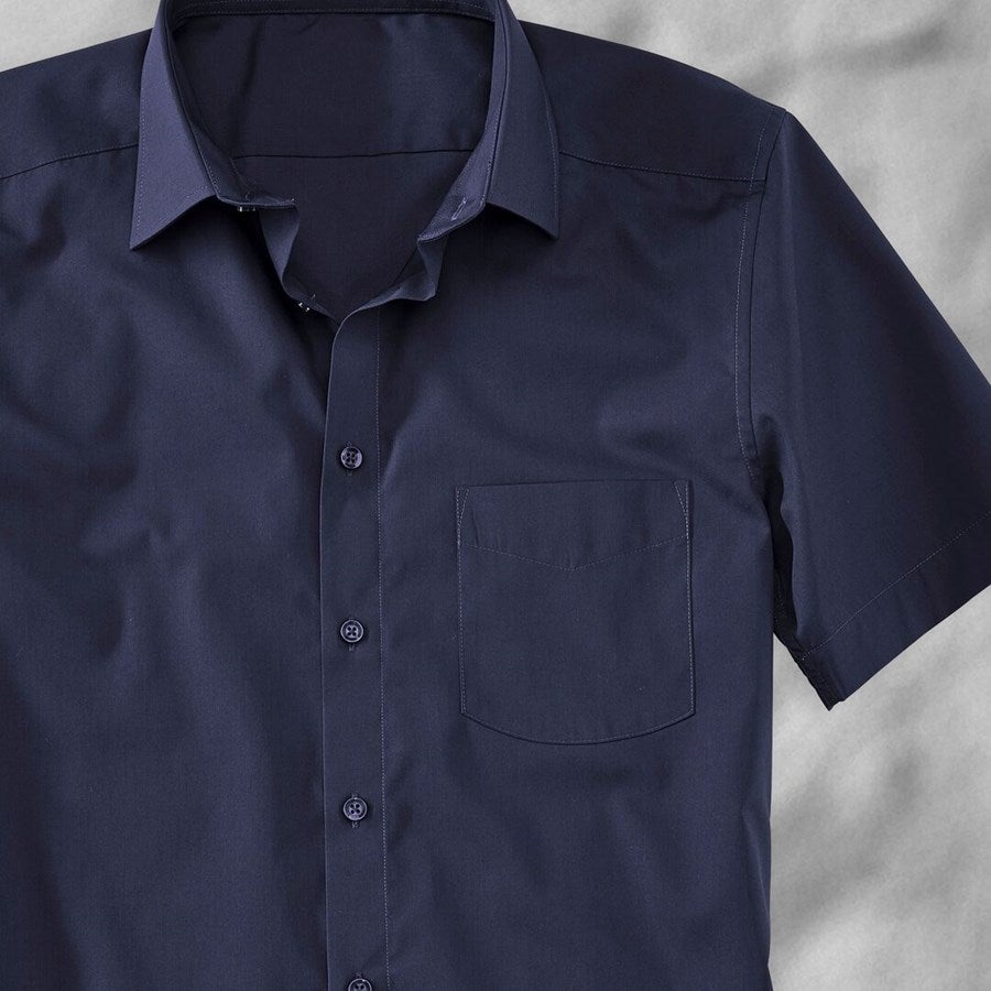 Detailed image e.s. Service shirt short sleeved navy