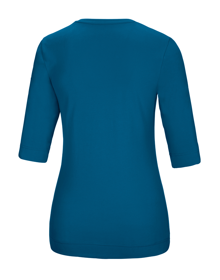 Secondary image e.s. Shirt 3/4 sleeve cotton stretch, ladies' atoll