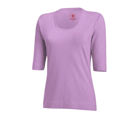 Primary image e.s. Shirt 3/4 sleeve cotton stretch, ladies' lavender