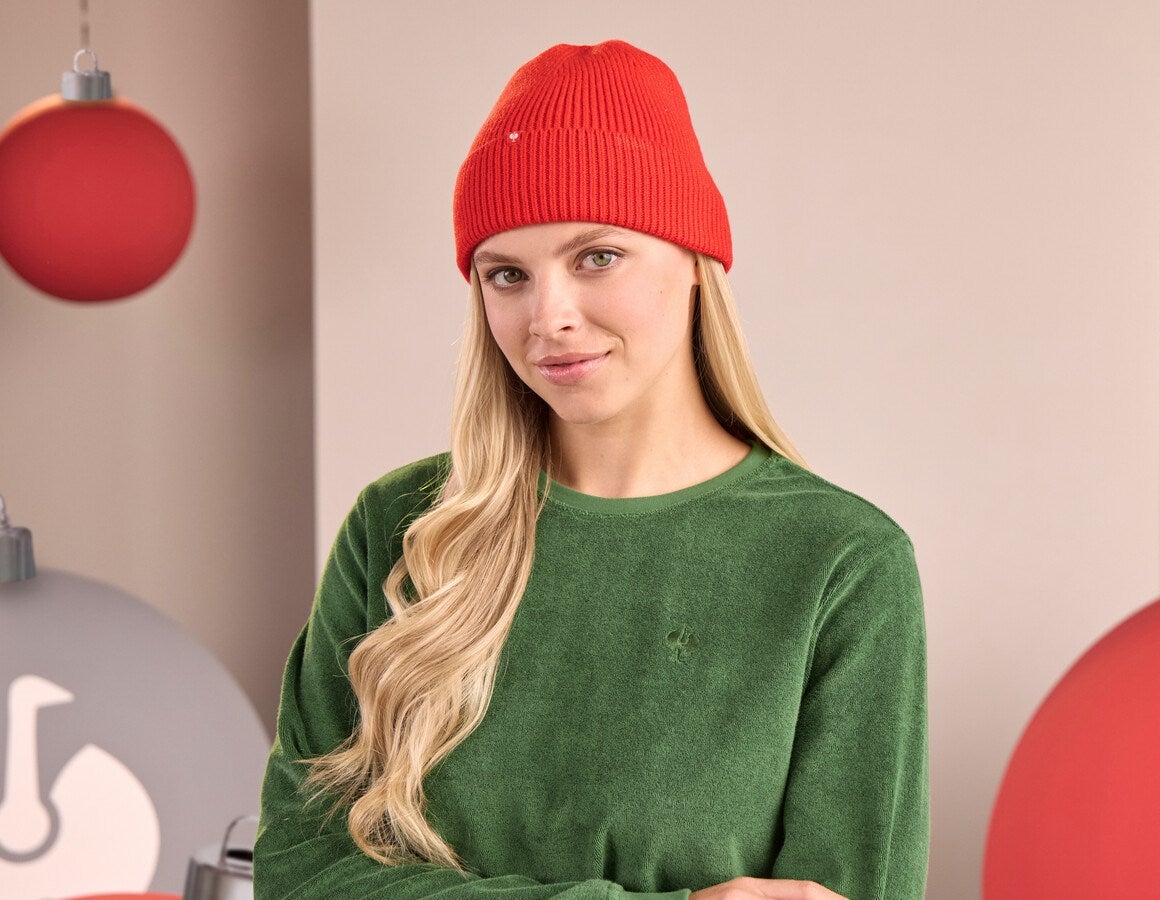 Additional image 1 e.s. Knitted hat straussred