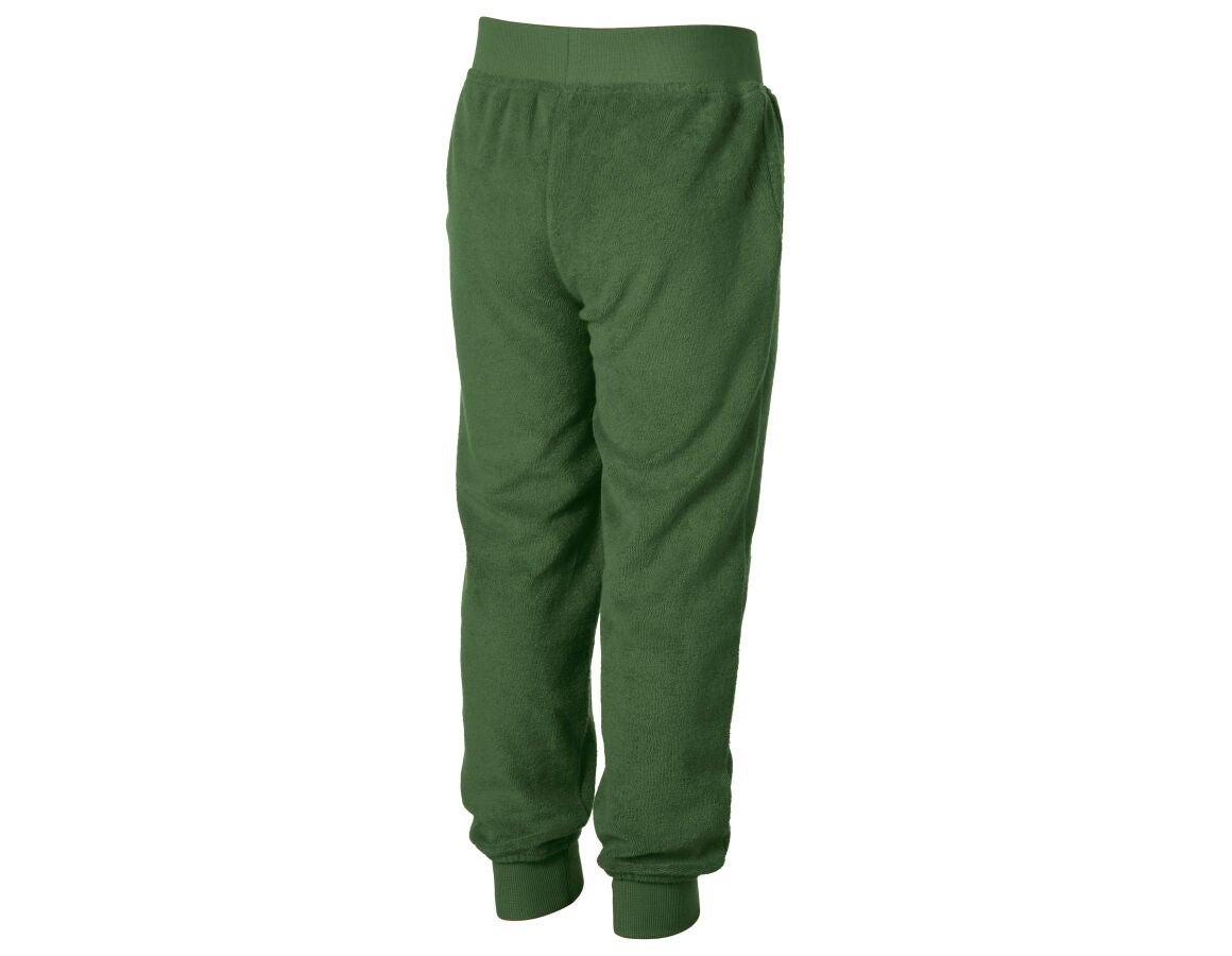 Secondary image e.s. Sweat trousers Terry, children's nordicgreen