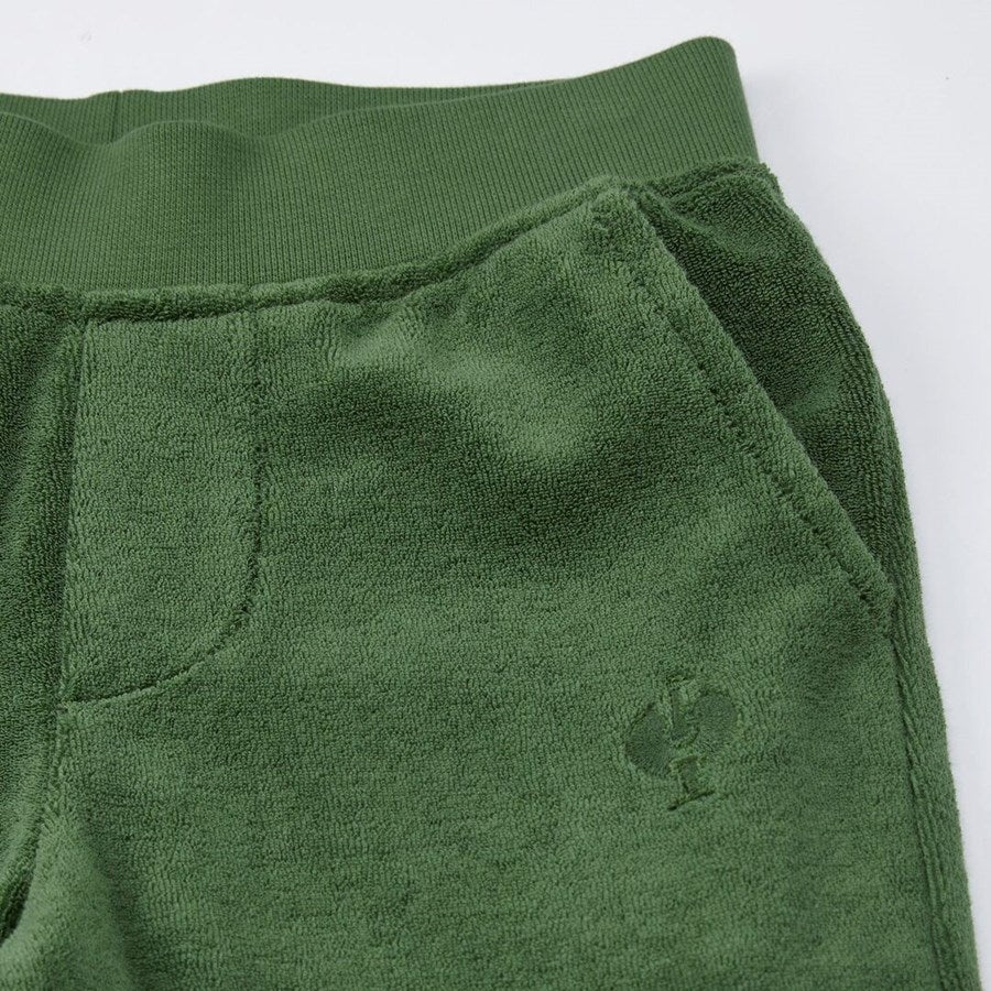 Detailed image e.s. Sweat trousers Terry, children's nordicgreen