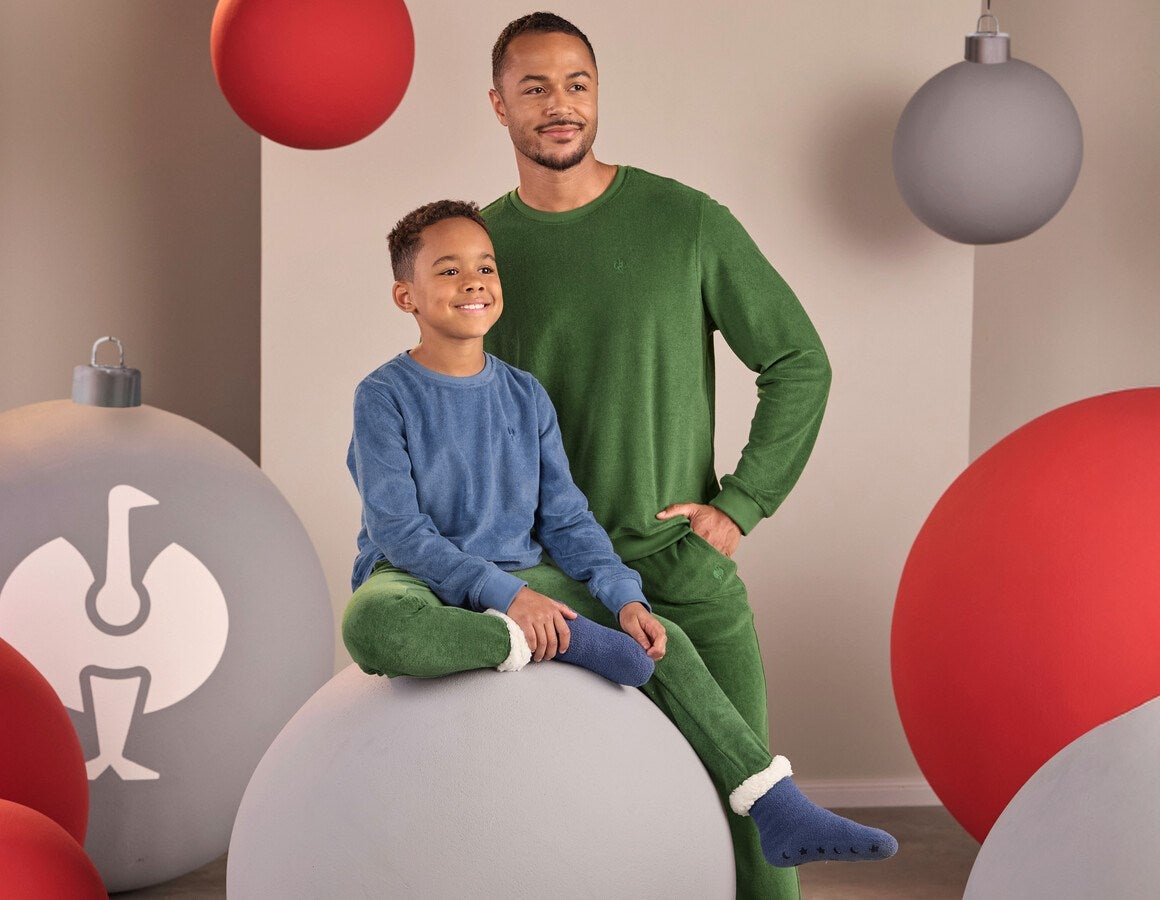 Additional image 2 e.s. Sweat trousers Terry, children's nordicgreen