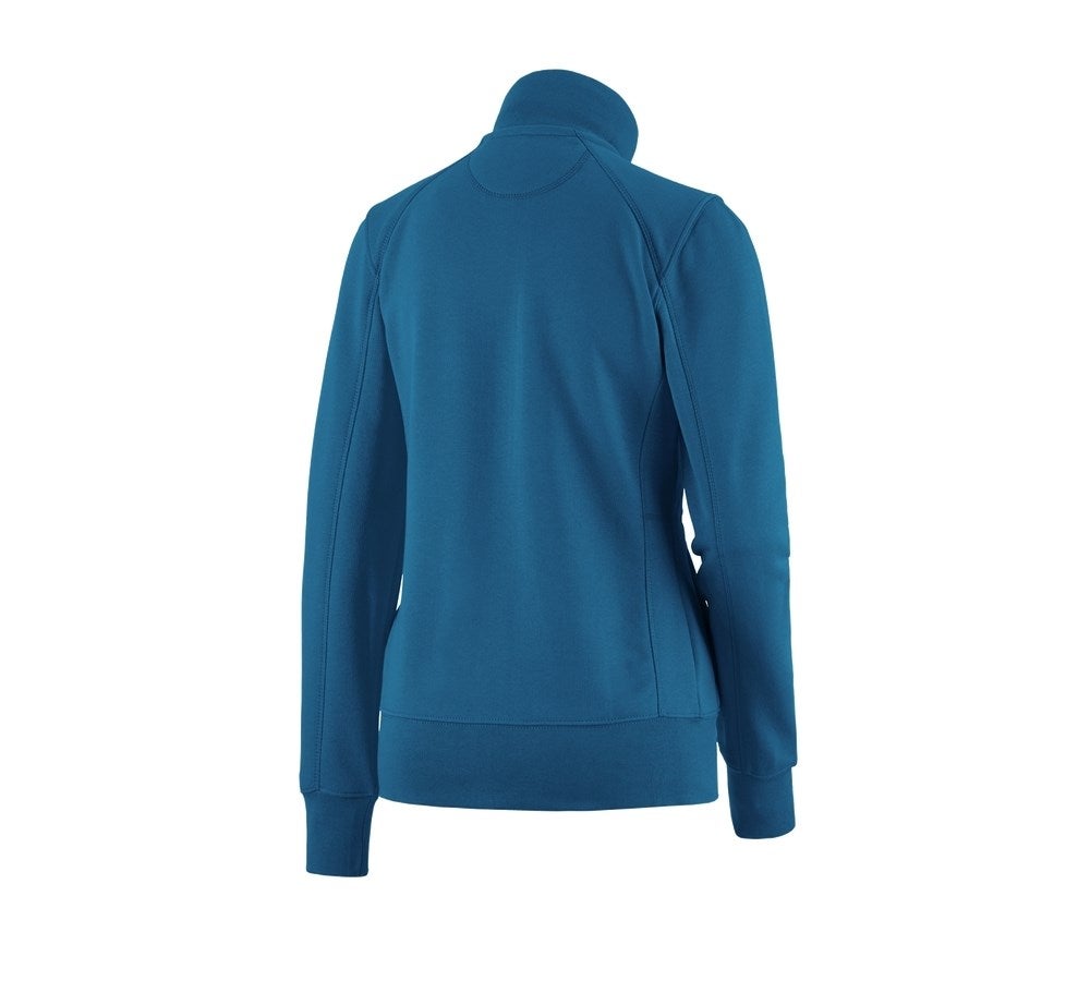 Secondary image e.s. Sweat jacket poly cotton, ladies' atoll