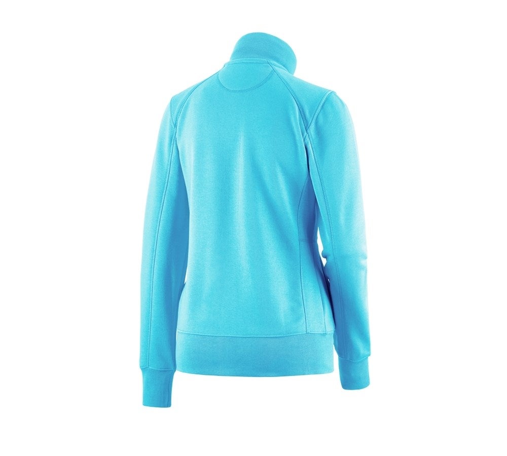 Secondary image e.s. Sweat jacket poly cotton, ladies' capri