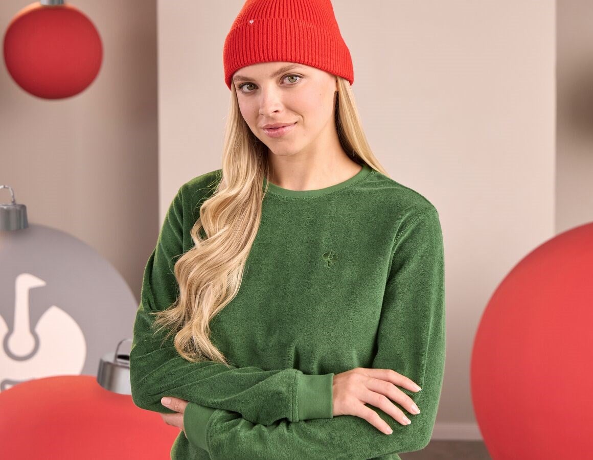 Additional image 1 e.s. Sweatshirt Terry, ladies' nordicgreen