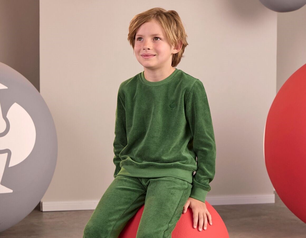 Additional image 2 e.s. Sweatshirt Terry, children's nordicgreen